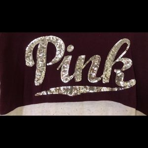 PINK Victoria's Secret Tops - Pink long sleeve Maroon shirt PINK Victoria's Secret Tops - Pink long sleeve Maroon shirt